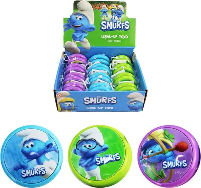 Produktbild von Die Schlümpfe Spielzeug Yoyo mit Licht - ca. 5,5 cm