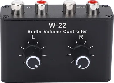 Image de Boîtier de réglage du volume 3,5 mm, réglage de la balance, petit régulateur d'atténuation, boîtier de réglage du volume pour câbles audio
