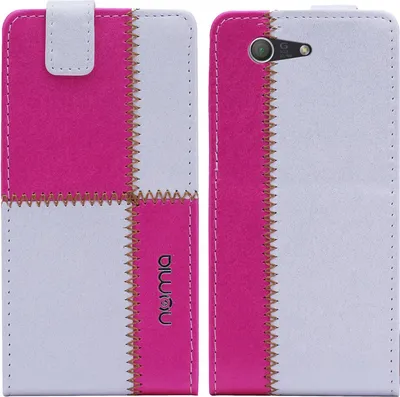 Produktbild von Sony Xperia Z3 Compact Numia Flipstyle Weiss-Pink