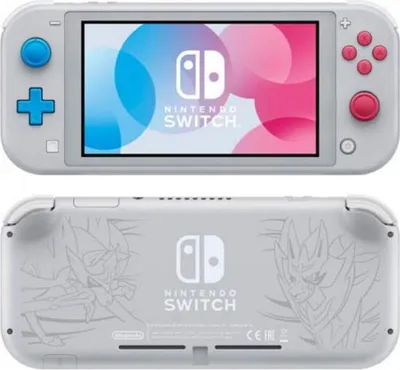 Produktbild von Nintendo Switch Lite, Special Edition Zacian + Zamazen, Nintendo Switch, Silber, Analog / Digital, D-pad, Tasten, LCD