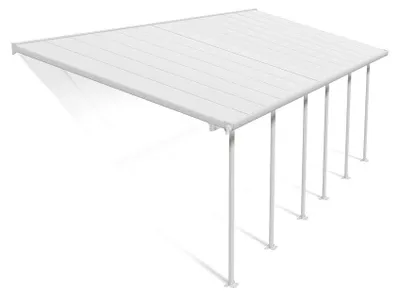 Produktbild von Palram - Canopia Aluminium Terrassenüberdachung Feria Weiß 295x851x305 cm