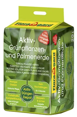 Produktbild von Floragard® Aktiv - Grünpflanzen- und Palmenerde 20 Liter
