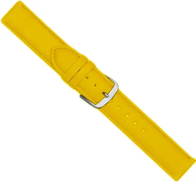 Produktbild von Beach Ersatzband Uhrenarmband Kalbsleder Gelb  20441S, Stegbreite:26mm