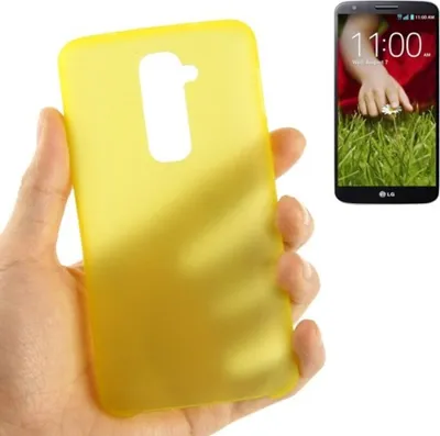 Produktbild von Schutzhülle Case Ultra Dünn 0,3mm für HandyLG Optimus G2 / D802 Gelb Transparent