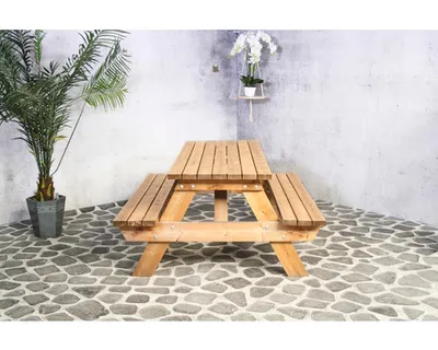 Produktbild von Picknickset Bonanza Kiefer 6-Sitzer 1-teilig natur