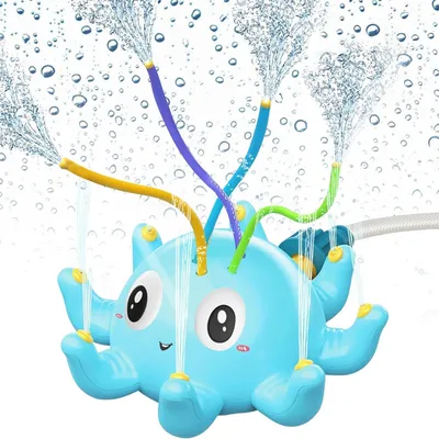Imagen del producto de Pulverizador para niños con forma de pulpo, de colores, ideal para jardín y espacios exteriores, para juegos con agua