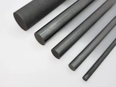 Obrázok produktu pre Grafitové guľaté tyče C99%, priemer: 25 mm, dĺžka: 1000 mm