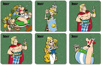Immagine prodotto di SD Toys Sottobicchieri Asterix confezione da 6 Il Legionario SDTASX27861