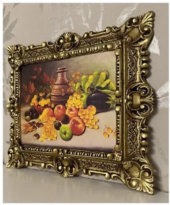 Productafbeelding van Barok Schilderij in Antieke Lijst - Wanddecoratie 45 x 38 cm