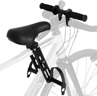 Productafbeelding van Kinderfietszitje - Fietsstoeltje Kind - Samen Fietsen - Stuurbevestiging - Universeel - Zwart