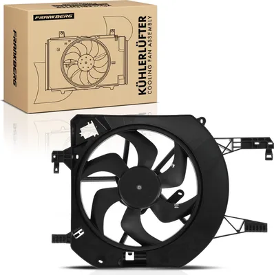 Obrázok produktu pre Frankberg 1x chladič motora s jedným ventilátorom s rámom ventilátora chladiča Opel Vivaro A Nissan Primastar Renault
