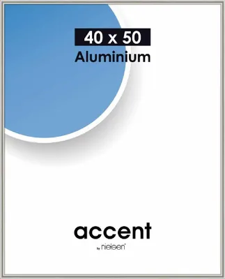 Obrázek produktu pro Hliníkový fotorámeček Nielsen Accent 40 x 50 cm, perleťově šedý
