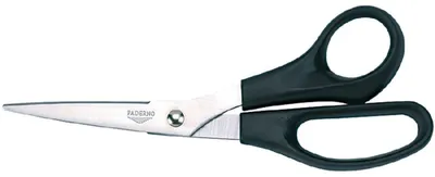 Produktbild von Paderno Küchenschere, 18,5 cm Länge, aus rostfreiem Edelstahl, in Schwarz