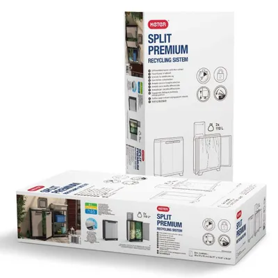Immagine prodotto di Keter Keter Armadio per il riciclaggio Split Premium KT-610742