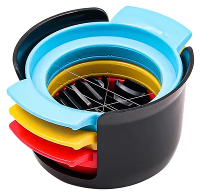 3-in-1 Eierschneider aus Edelstahl für Eier, Kiwi & Tomaten