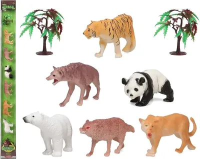 Immagine prodotto di Set di animali selvatici 110210 (8 pezzi)