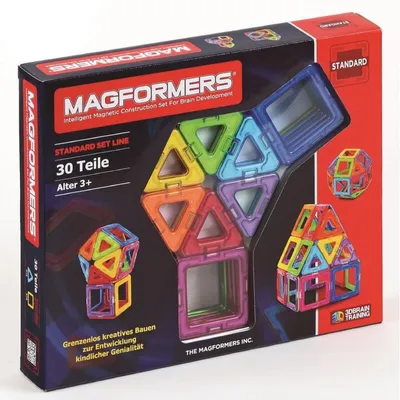Obrázek produktu pro Magformers Standardní sada 30 dílů magnetické hry