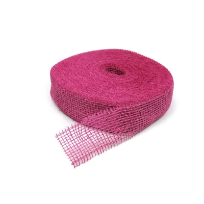 Produktbild von JUTE 5cm Band Juteband Tischband Dekoband 5cm/40m Pink