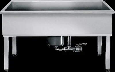 Produktbild von KWC SIRIUS Werkspülschrank, Edelstahl, 1000x800x600 mm, U-förmige Montage, mit Schmutzfalle
