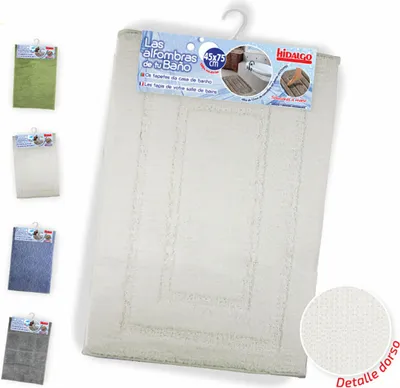 Produktbild von Antirutsch-Badewannenteppich, geformt, assortierte Farben, 40 x 60 cm