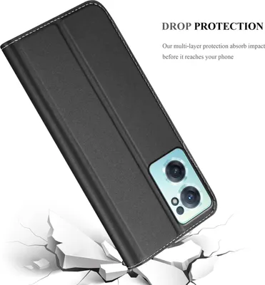 Image de Cadorabo Housse pour OnePlus Nord CE 2 5G Housse de protection en noir Cover Etui Book Case Booklet