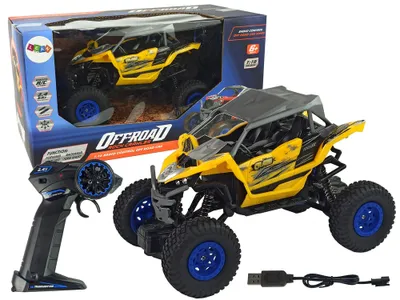 Zdjęcie produktu dla Terenówka Off- Road zdalnie sterowana 1:16 żółta