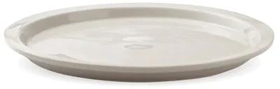 Image de VERLO MILKWOOD : Assiette plate en porcelaine, diamètre 22 cm, couleur ivoire, finition brillante