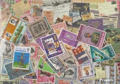 Produktbild von Briefmarken Brunei 300 verschiedene Marken