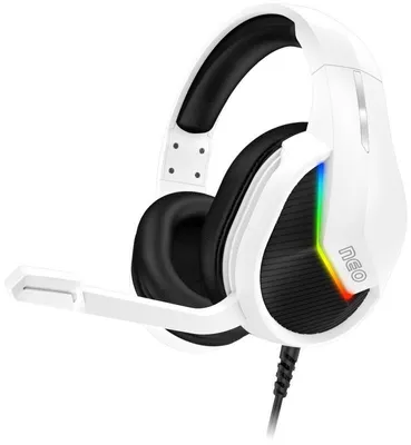 Obrázek produktu pro CONNECT IT NEO herní náhlavní souprava s mikrofonem, 1xJack(4pin)+USB+ adaptér 2xJack, BÍLÁ