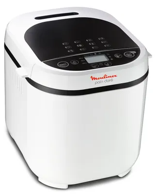 Produktbild von Moulinex OW2101, 1 kg, Startzeitvorwahl, Variable einstellbare Krustenbräunung, Warmhaltefunktion, 720 W, Weiß