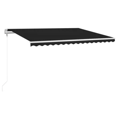 Produktbild von vidaXL Automatische Markise mit LED Windsensor 400x300 cm Anthrazit