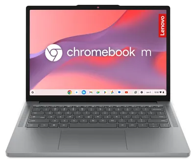 Image de Lenovo Chrome 14M8911 MediaTek Kompanio 540 Chromebook 35,6 cm (14") WUXGA 8 Go LPDDR5x-SDRAM 128 Go UFS Wi-Fi 6E (802.11ax) ChromeOS Italien Gris