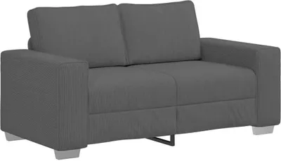 Immagine prodotto di vidaXL Divano a due posti Grigio scuro 160x77x82 cm in velluto
