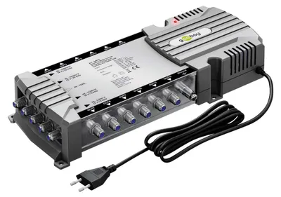Obrázok produktu pre Satelitný multiprepínač 5 vstupov/12 výstupov, distribútor pre max. 12 účastníkov z jedného satelitu.