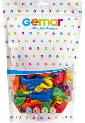 Obrázok produktu pre G90 pastelové 10" balóniky - viacfarebné 80/ 50 ks. G90/80/50