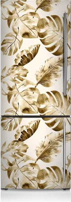 Produktbild von Aufkleber Kühlschrankmagnete Dekoration Kühlschrankfolie 60x180 cm - Blätter Palm