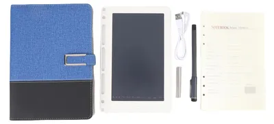 Produktbild von Digitales Smart-Pen-Notizbuch und Schreibtafel-Set, Echtzeit-Synchronisierung, Digitalisierung zum Erlernen von Notizen, Zeichnen, Blau