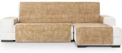 Chaise-Longe-Bezug rechts, universell, Senfgelb, für Sofa