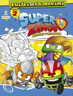 Produktbild von Super Zings Malbuch-Set für Jungen und Mädchen mit Sammelfigur