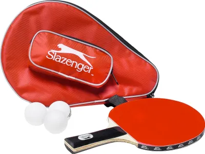 Obrázok produktu pre Slazenger 8711252225401 - Značková sada na stolný tenis Raketa, 3 biele loptičky a puzdro