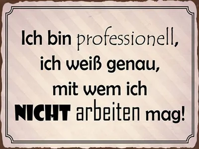 Produktbild von vianmo Holzschild 30x40 cm ich bin professionell ich weiß