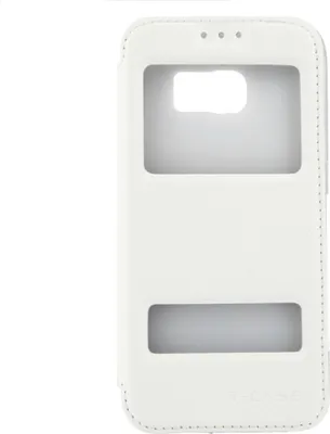 Immagine prodotto di Custodia per telefono cellulare Flip cover per Samsung S6 Edge Bianco Magnetico