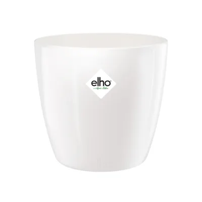 Produktbild von elho brussels Diamond Rund 25cm Übertopf - weiss