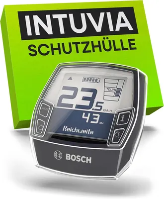 Produktbild von ARION Bosch Intuvia Displayschutz Ebike Zubehör I Fahrradcomputer Schutzhülle für E Bike Display I durchsichtig und Kratzfest I wasserabweisend
