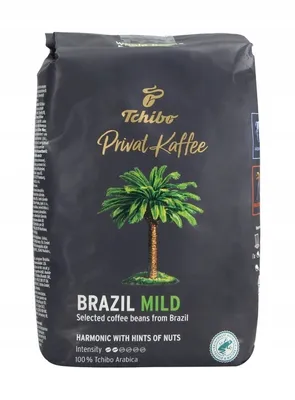 Zdjęcie produktu dla Tchibo Privat Kaffee Brazil Mild Kawa ziarnista 500g Arabika