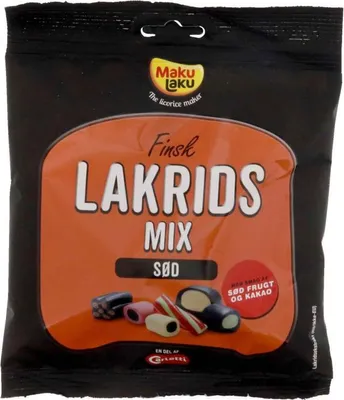 Produktbild von Makulaku Finsk Lakrids Mix Sød 170g