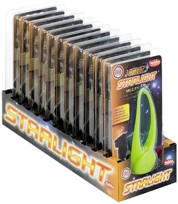 Image de Nobby Clip lumineux "MULTI LIGHT" grand ; présentoir de 12 pièces