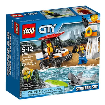 Zdjęcie produktu dla LEGO City Coast Guard Starter Set, Zestaw do budowania, 5 lat(a), 76 szt., 90 g