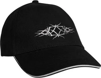 Produktbild von Baseballcap mit Einstickung Tribal 68111 versch. Farben Color - schwarz
