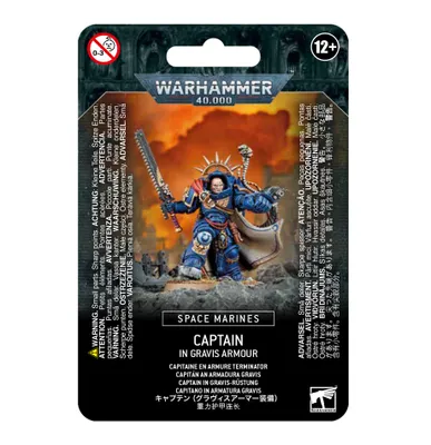 Produktbild von Warhammer 40.000 Space Marines Captain in Gravis Armour
